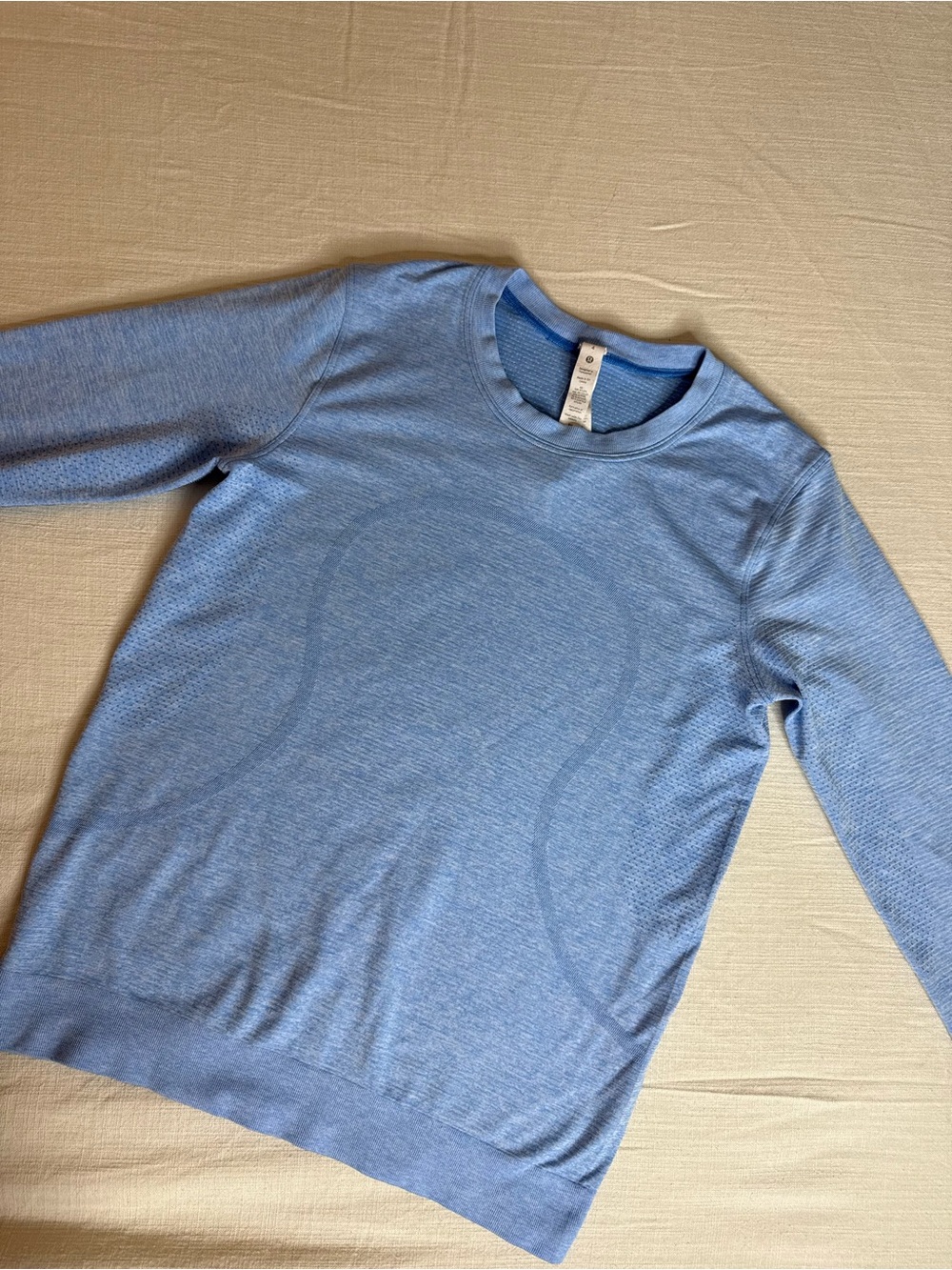 lululemon athletica Light Blue Crew Sweatshirt
